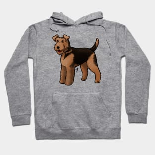 Dog - Airedale Terrier - Black and Tan Hoodie